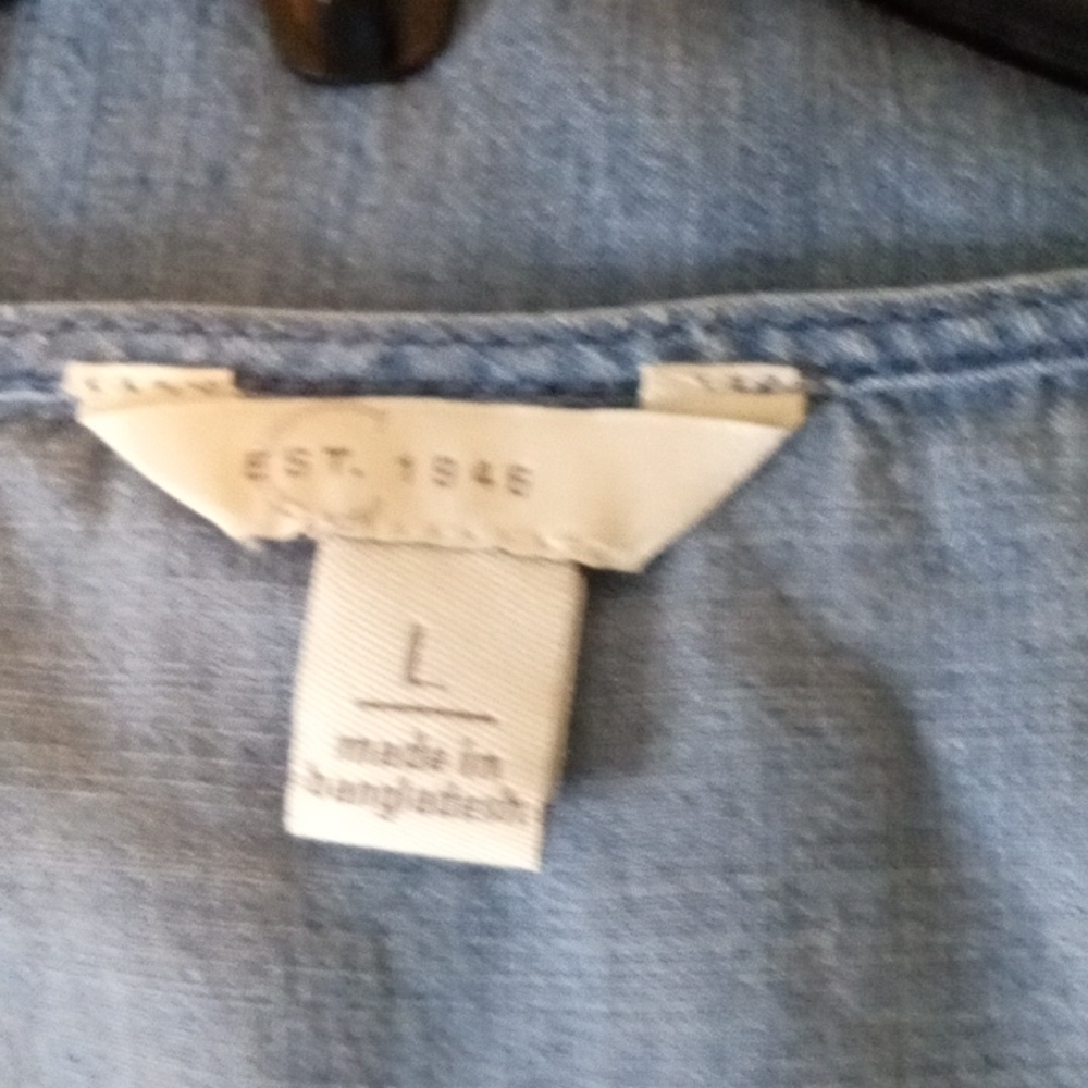 Cato's blue jean dress - Picture 3 of 4